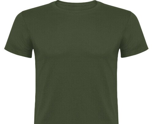 Camiseta de manga corta. Material: 100% algodón, punto liso, 155 g/m². Color gris vig