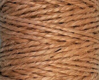 Cuerda de sisal. Rollos de 740 y 400 grs aprox. de 2 y 3 cabos