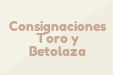 Consignaciones Toro y Betolaza