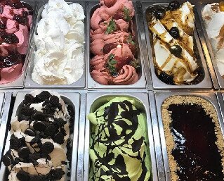 Variedad de helados. Ofrecemos sabores para todos los gustos