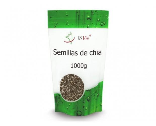 Semillas de Chía 1000g. Los frutos de chía contienen una gran cantidad de semillas ovales