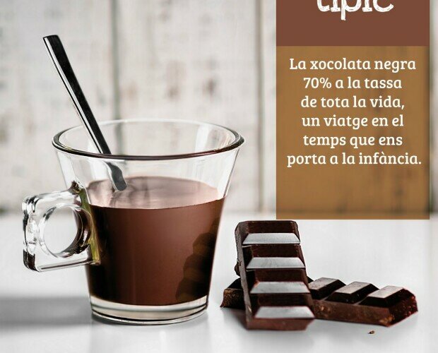 Típic. El chocolate a la taza de toda la vida