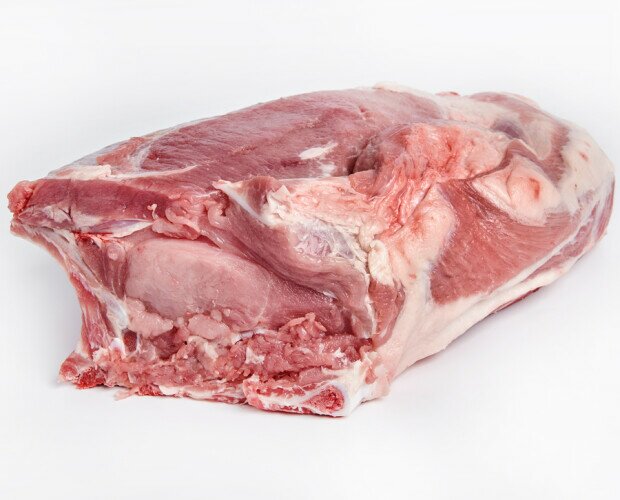 Aguja de cerdo. Corte de carne tierno y muy jugoso