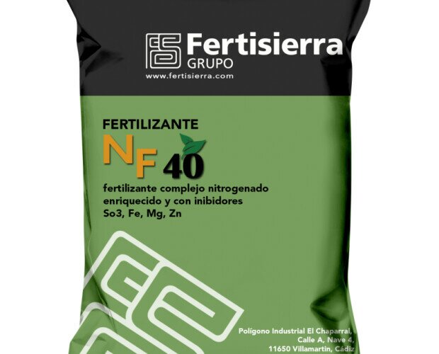 Fertilizante nitrogenado. EL NF40 es un fertilizante nitrogenado enriquecido