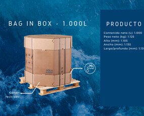 Formatio industrial. Bag in Box industrial de 1000L con cartón reciclado