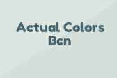 Actual Colors Bcn