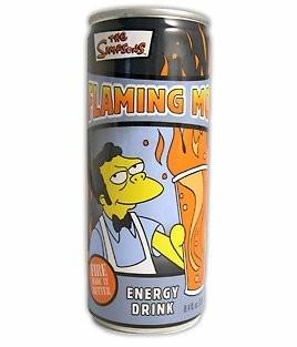 Flaming Moe. Bebida Energizante