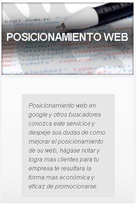 Posicionamiento Web. 