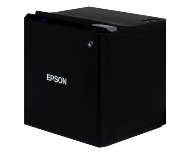 Impresora Térmica Epson TM-m30. Es perfecta para clientes con poco espacio en el mostrador gracias a su reducido tamaño.