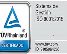 Logo certificado ISO9001. Logo certificado gestión de la calidad ISO9001:2015