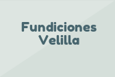 Fundiciones Velilla