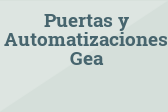 Puertas y Automatizaciones Gea
