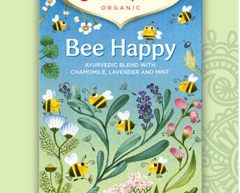 Bee Happy. La base de la infusión son plantas que suelen ser visitadas por abejas silvestres