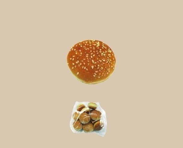 Mini burger. También disponemos de pan de hamburguesa