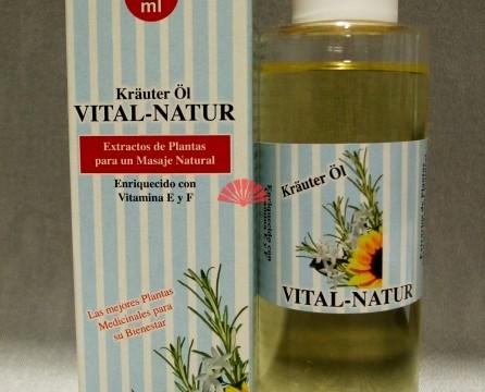 Aceite Vitalnatur. Aceites para masajes aromaterapeútico