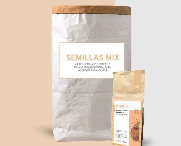 Semillas Mix - Pan nutritivo. Mix panadero para elaborar un pan nutritivo alto en proteína. 5 semillas y 3 cereales