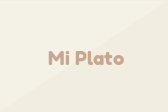 Mi Plato