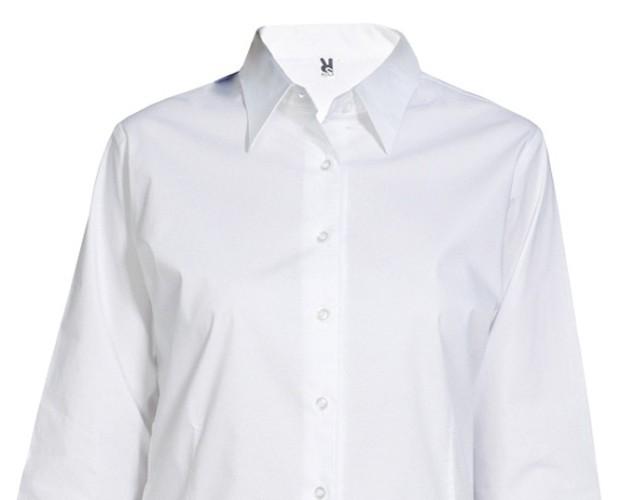 Camisa París. 97 % algodón/ 3 % spandex, popelín, 130 g/m2