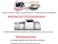Alquiler de Equipos Informáticos. Renting de fotocopiadores y diseño web. 