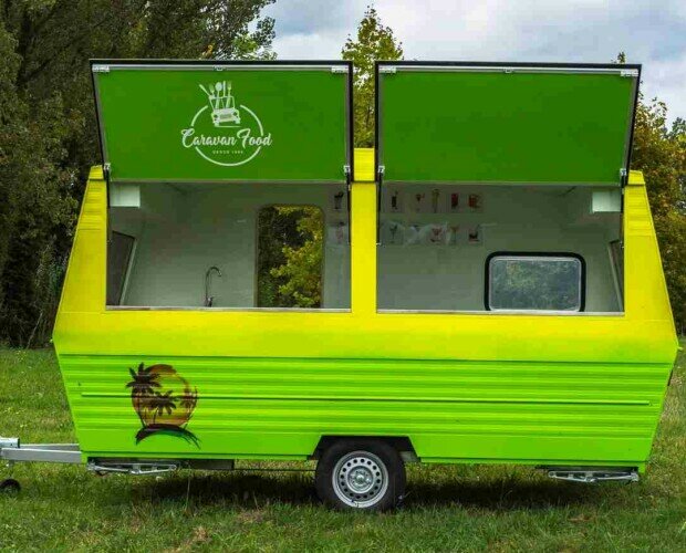 Food Truck Verde. Food Truck Verde para cualquier tipo de actividad ambulante