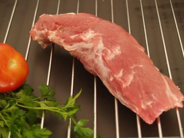 Solomillo de Cerdo. Carne de cerdo, cerdo Duroc, carne de aves, conejos