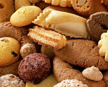 Galletas. Gran diversidad de galletas y dulces