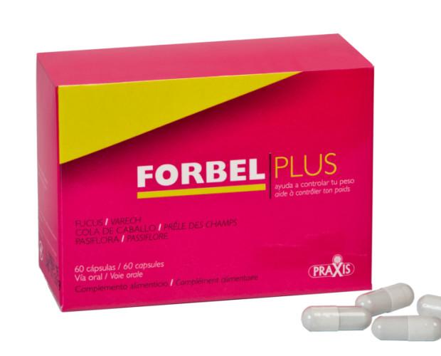 Forbel Plus. Cápsulas que contienen especies vegetales utilizadas como coadyuvantes en dietas de control de peso