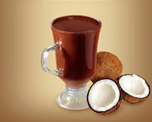 Chocolate al coco. Chocolate a la taza al coco sobres de 30gr. botes 1kg.