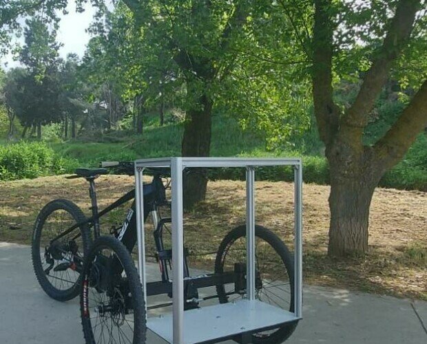 Bicicletas con adaptador. Se puede transformar en bicicleta convencional o de carga