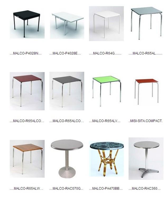Mesas de diseño. Mesas para hostelería