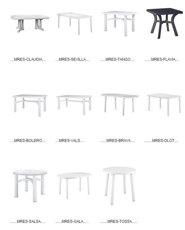 Mesas. Mobiliario para bares