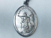 Figuras Esotéricas. Medalla de níquel de San Pancracio