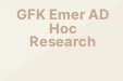 GFK Emer AD Hoc Research