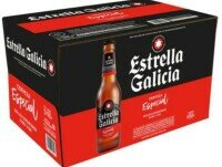 Botellas de Cerveza con Alcohol. Estrella Galicia 330 ml caja 24 und