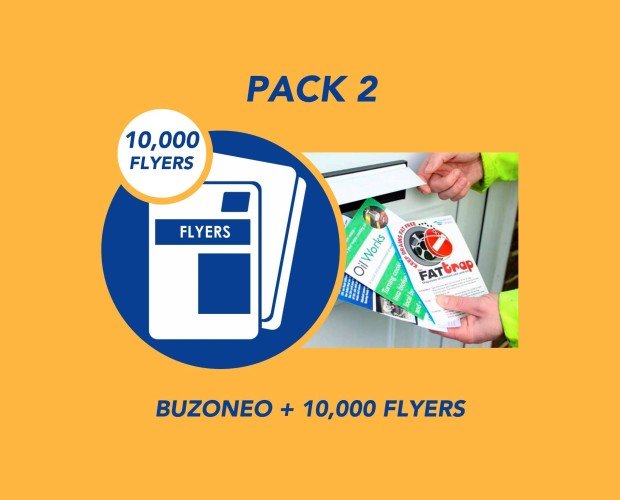 Pack 2. Buzoneo + 10000 Flyers A5