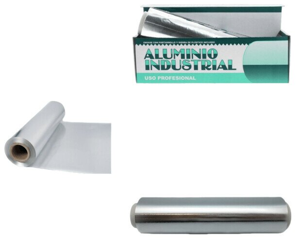 Aluminio industrial. Para uso alimentario e industrial