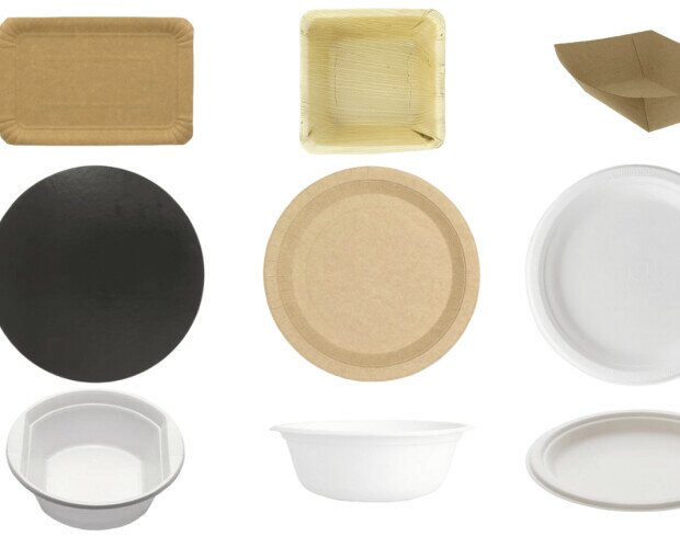 Platos y bols. Amplia gama de platos y bols desechables y reutilizables en varios tamaños.