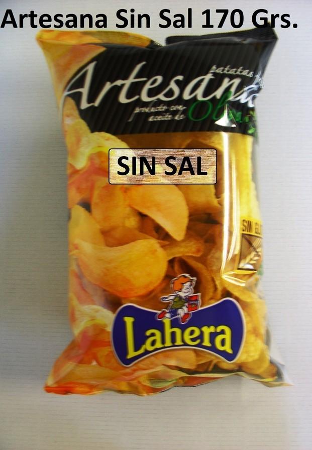 Artesana Sin Sal 170 Grs.. Patata Frita Artesana Elaborada con Aceite de Oliva 100%