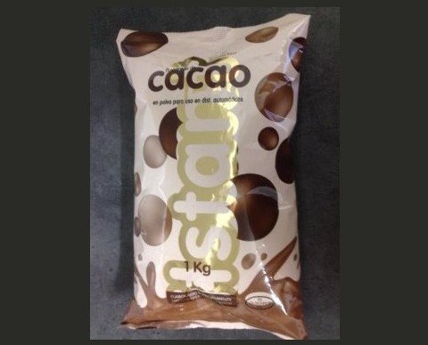 Cacao en polvo. Chocolates con el 11% hasta el 25% de cacao por proceso CIS= Cold Instant System