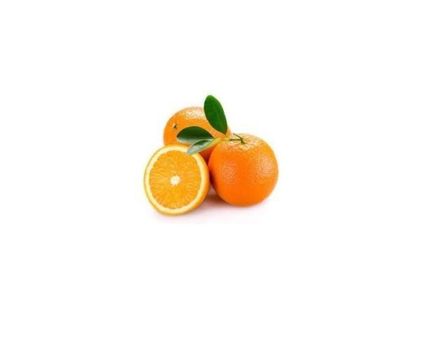 Naranja navelina. Natural con hoja