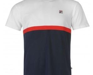 T-Shirt Tenis. T-Shirt Fila Sal Tenis Men's, blanco