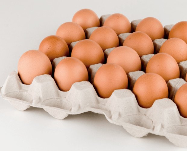 Huevos rojos (L). Huevos talla L