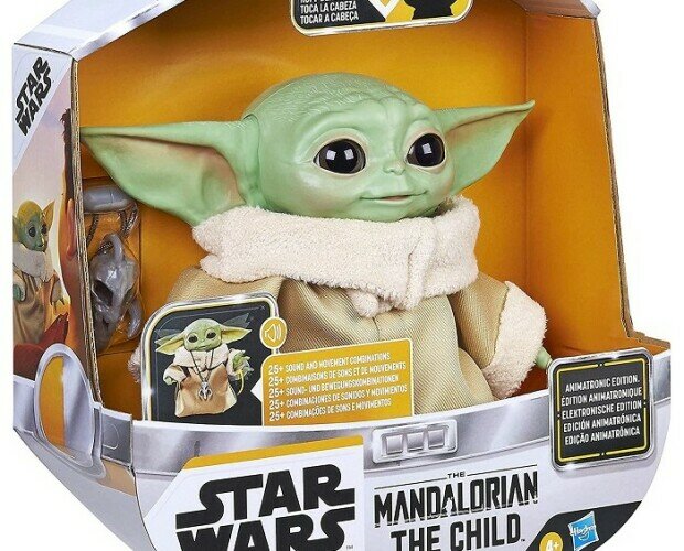 Baby Yoda. Distribuimos figuras de Star Wars