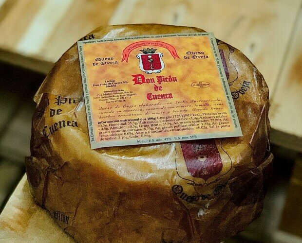Queso mini 1kg. queso de oveja de 1kg, leche pasteurizada con curación medieval