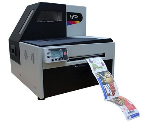 Impresora VP700. Etiquetas a todo color y alta cadencia (9-18m/min)