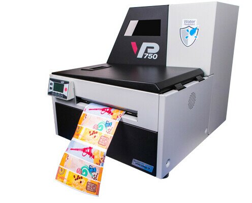 Impresora VP750. La VP750 dispone de tintas resistentes al agua