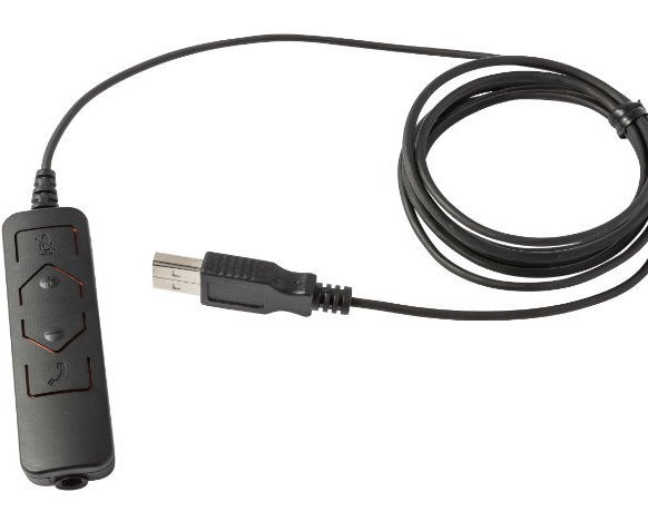 Cable adaptador USB. Con conenxión jack 3,5mm 4 polos.