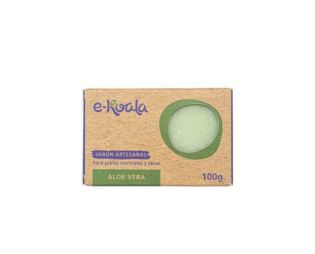 Jabón artesanal de Aloe Vera. Regenerador e hidratante ideal para pieles normales y secas.