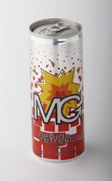 Bebida Energizante. MG Energy Drink, envase en lata
