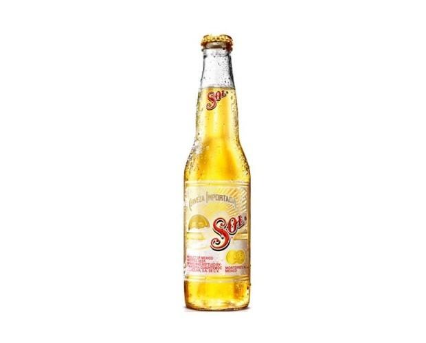 Sol botella. Cerveza Sol